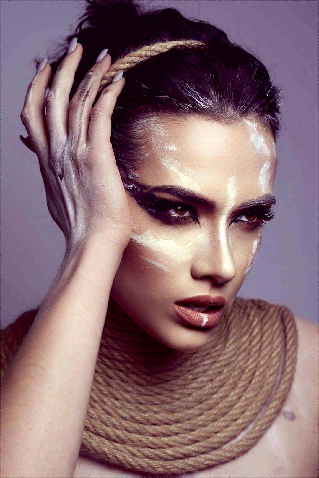 Zavod studio model Ksenia makeup by Alona Dmytrenko