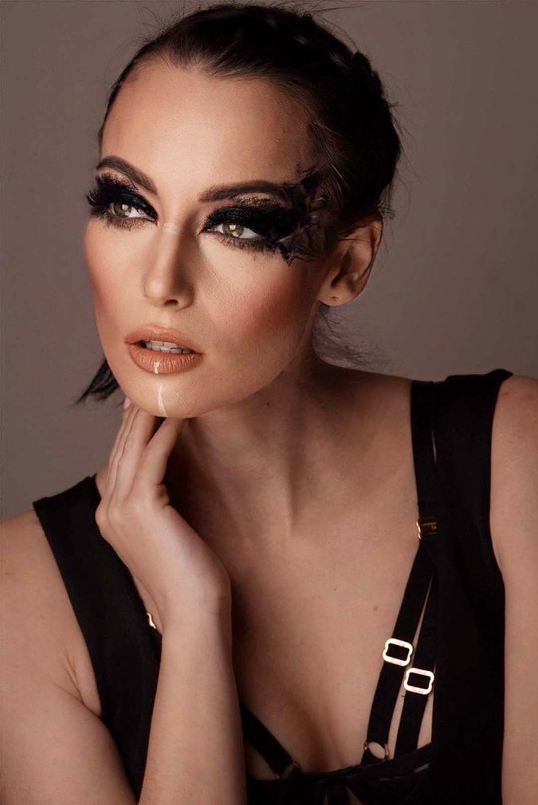 Zavod studio model Maria Jean Saxton makeup by Alona Dmytrenko