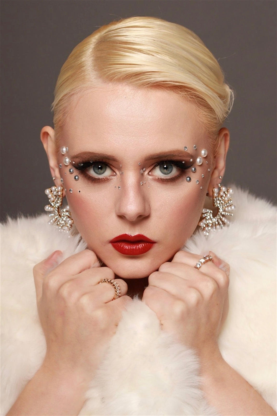 Sparkle Glam makeup by alena dmytrenko
